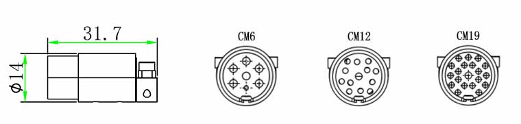 CM型饋通真空端連接器