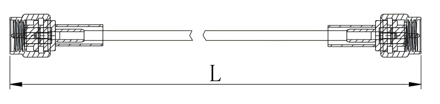 SMA真空連接器及線纜尺寸