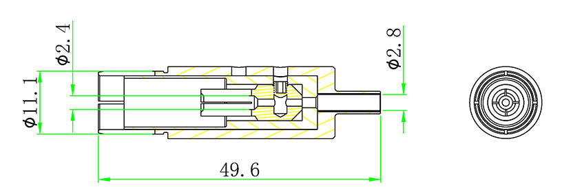 SHV10真空連接器及線纜尺寸